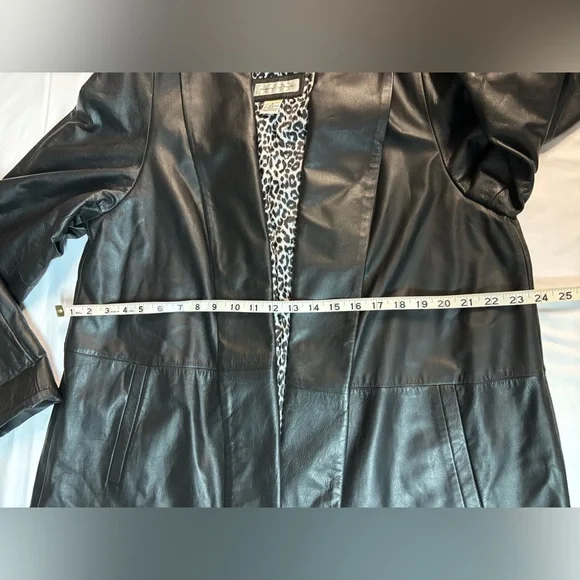 Preston & York Classic Black Leather Jacket - Picture 10 of 11